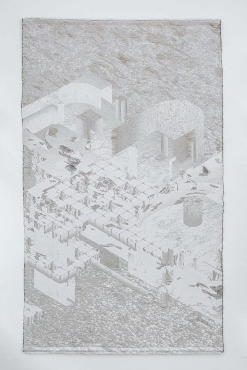 Gabi Schillig / Soft House / Jacquard fabric / tapestry