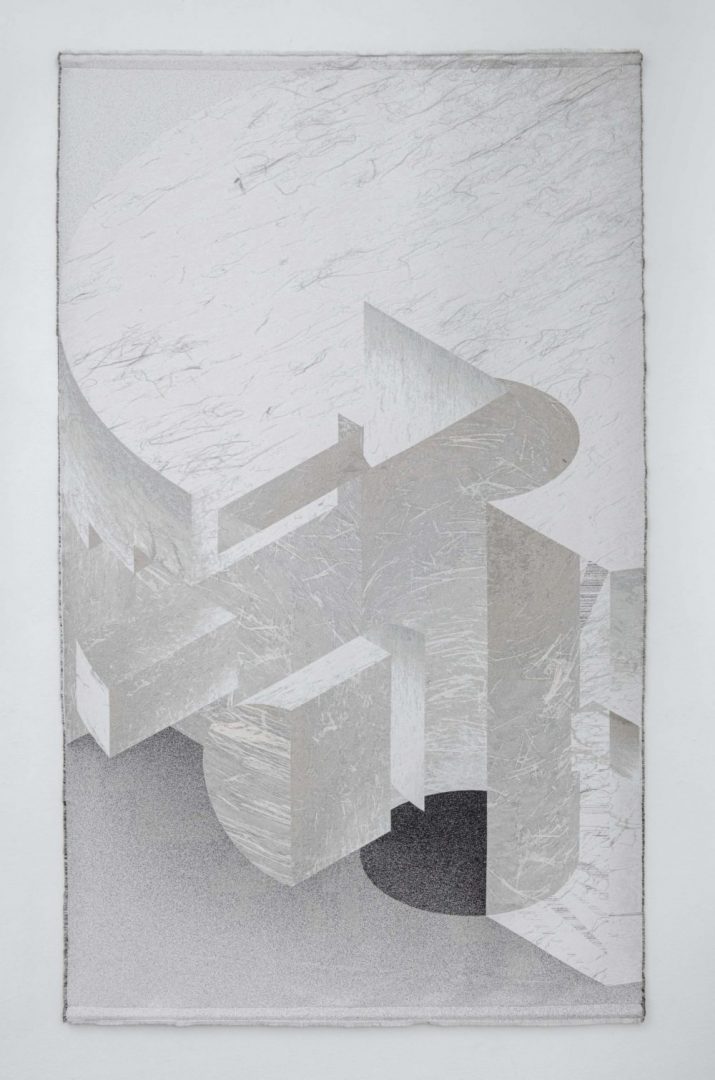 Gabi Schillig / Soft Landscape / Jacquard fabric / tapestry