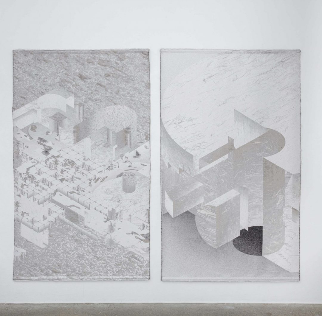 Gabi Schillig / Soft House / Soft Landscape / Jacquard fabric / tapestry