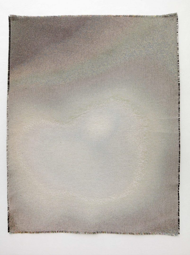 Gabi Schillig / Clouds/ Jacquard fabric / tapestry