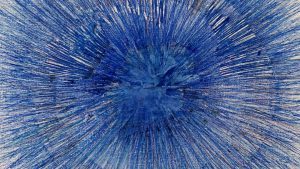 Annette-Selle_Ich-Sehe-Dich-02_2025_Tusche-Acryl-Leinwand_25x25cm_DETAIL1