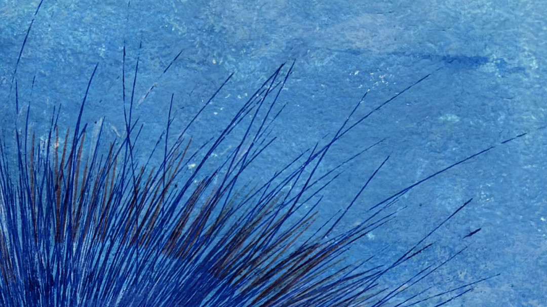 Annette-Selle_Ich-Sehe-Dich-03_2025_Tusche-Acryl-Leinwand_25x25cm_DETAIL2