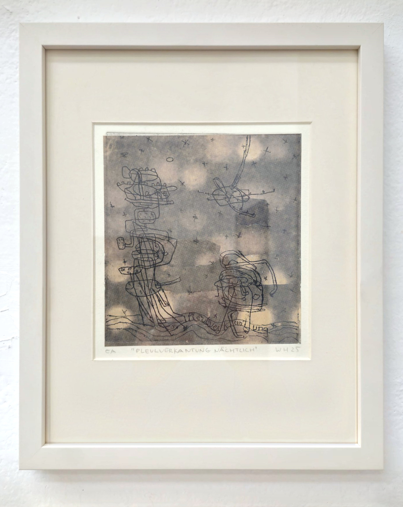 Wilfried Habrich_Pleulverkantung nächtlich_2025_Collagierte Radierung_155x 145mm_2